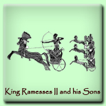 King Ramesses II and his Sons